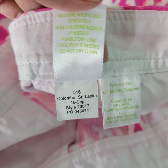 Lilly Pulitzer The Liana Short Magenta Tons Of Fun Barbiecore Sz 2 - Picture 11 of 12